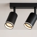 Lampa sufitowa - PIPE RING SPOT - czarny - 2xGU10 - ML2069