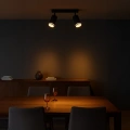 Lampa sufitowa - PIPE RING SPOT - czarny - 2xGU10 - ML2069 - realizacja