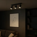 Lampa sufitowa - PIPE RING SPOT - czarny - 3xGU10 - ML2071 - realizacja