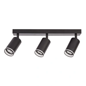 Lampa sufitowa - PIPE RING SPOT - czarny - 3xGU10 - ML2071