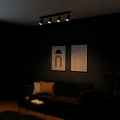 Lampa sufitowa - PIPE RING SPOT - czarny - 4xGU10 - ML2073 - realizacja