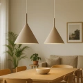 Lampa wisząca CAPITAL Kaszmirowy 1xGX53 - Ø32cm - MLP2469- realizacja