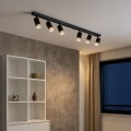 Lampa sufitowa - PIPE RING SPOT - czarny - 6xGU10 - ML2075 - realizacja