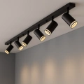 Lampa sufitowa - PIPE RING SPOT - czarny - 6xGU10 - ML2075 - realizacja