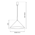 Lampa wisząca CAPITAL Kaszmirowy 1xGX53 - Ø46cm - MLP2470 - wymiary
