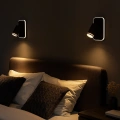Lampa ścienna - PIPE RING - czarny - 1xGU10 + 6W LED - ML2081 - realizacja