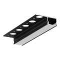 Profil aluminiowy (podpłytkowy) LED UNI-TILE12 PLUS 180 st. czarny z kloszem