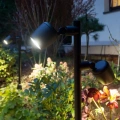 Lampa ogrodowa stojąca 2x GU10 70cm - DUBLO DBL-700 - przykład zastosowania