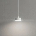 Lampa wisząca PIATTO 1xGX53 Ø450mm Biała - MLP2912 - świecenie