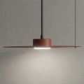 Lampa wisząca PIATTO 1xGX53 Ø350mm Burgund - MLP2911- świecenie