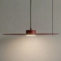 Lampa wisząca PIATTO 1xGX53 Ø450mm Burgund - MLP2915 - świecenie