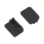 Zaślepka czarna do profili aluminiowych LED UNI-TILE12 - kpl. 2 szt.
