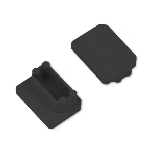 Zaślepka czarna do profili aluminiowych LED UNI-TILE12 - kpl. 2 szt.