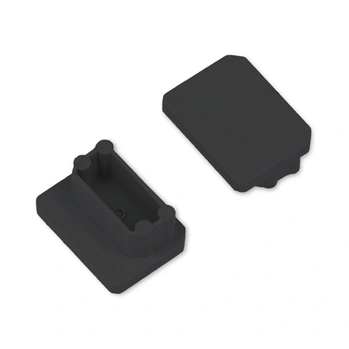 Zaślepka czarna do profili aluminiowych LED UNI-TILE12 - kpl. 2 szt.