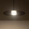 Lampa wisząca PIATTO 1xGX53 Ø350mm Czarny - MLP2909 - świecenie