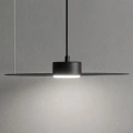Lampa wisząca PIATTO 1xGX53 Ø350mm Czarny - MLP2909 - świecenie