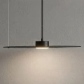Lampa wisząca PIATTO 1xGX53 Ø450mm Czarny - MLP2913 - świecenie