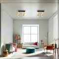 Lampa sufitowa - MICA SPOT - złoty - 2xGU10 - ML1146 - realizacja