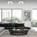Lampa sufitowa - ANDY SPOT - biały/złoty - 2xGU10 - ML9934 - realizacja