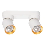 Lampa sufitowa - ANDY SPOT - biały/złoty - 2xGU10 - ML9934
