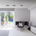 Podtynkowa oprawa sufitowa PLAZA 1xAR111 GU10 Czarna - ML4740 -realizacja
