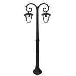 Lampa ogrodowa stojąca 2x E27 141cm - VT-738
