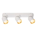 Lampa sufitowa - ANDY SPOT - biały/złoty - 3xGU10 - ML9936