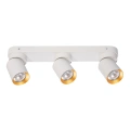 Lampa sufitowa - ANDY SPOT - biały/złoty - 3xGU10 - ML9936