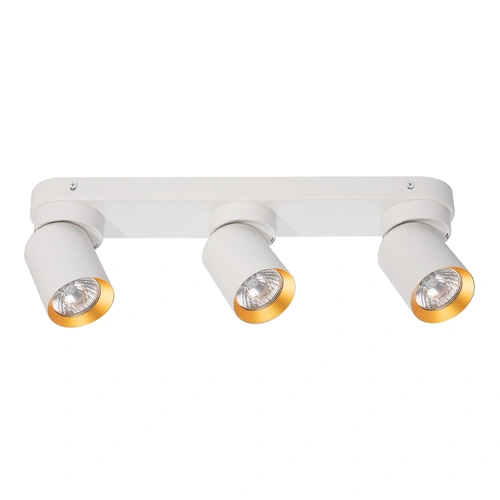 Lampa sufitowa - ANDY SPOT - biały/złoty - 3xGU10 - ML9936