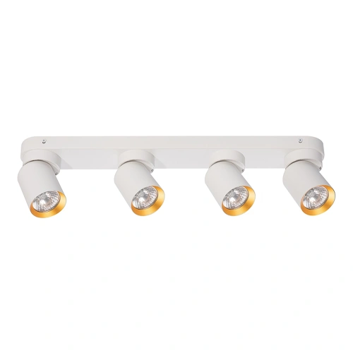Lampa sufitowa - ANDY SPOT - biały/złoty - 4xGU10 - ML9938