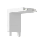 Łącznik szynoprzewodu magnetycznego natynkowego Slim typ "L dół" - ML2214