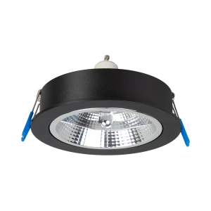 Podtynkowa oprawa sufitowa REDONDO 1xAR111 GU10 Czarna - ML1076