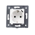 Moduł gniazda elektrycznego 16A i ładowarki USB-C 18W biały - WG-71EU-S+USB-61 - LIVOLO
