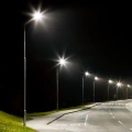 Solarna latarnia uliczna LED VIA z panelem fotowoltaicznym 50W 500lm 6000K IP54 - EKO9093 - realizacja