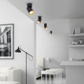 Lampa sufitowa - ANDY SPOT - czarny/złoty - 1xGU10 - ML9933 - realizacja