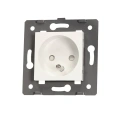 Moduł gniazda elektrycznego z bolcem 16A biały - WG-71FR-61 - LIVOLO