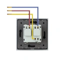 Moduł gniazda elektrycznego z bolcem 16A czarny - WG-71FR-62 - LIVOLO