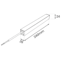 Zasilacz do szynoprzewodów magnetycznych Slim 48V 100W - ML2602 - rysunek techniczny