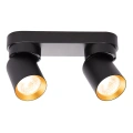Lampa sufitowa - ANDY SPOT - czarny/złoty - 2xGU10 - ML9935