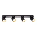 Lampa sufitowa - ANDY SPOT - czarny/złoty - 4xGU10 - ML9939