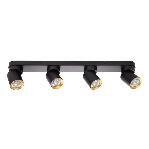 Lampa sufitowa - ANDY SPOT - czarny/złoty - 4xGU10 - ML9939