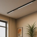 Lampa szynowa LED magnetyczna Slim - 10W CCT 48V Tuya - czarna - ML2587 - przykład zastosowania