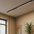 Lampa szynowa LED magnetyczna Slim - 20W CCT 48V Tuya - czarna - ML2589 - przykład zastosowania