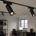 Lampa szynowa LED magnetyczna Slim - 9W CCT 48V Tuya - czarna - ML2595