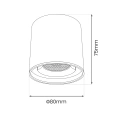 Lampa szynowa LED magnetyczna Slim - 6W CCT 48V Tuya - czarna - ML2593 - rysunek techniczny