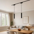 Lampa szynowa LED magnetyczna Slim - 6W CCT 48V Tuya - czarna - ML2599