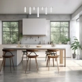 Lampa sufitowa - GENESIS SPOT - biały - 10cm - 1xGU10 - ML0382 - realizacja