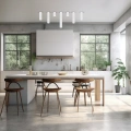 Lampa sufitowa - GENESIS SPOT - biały - 30cm - 1xGU10 - ML0388 - realizacja