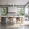 Lampa sufitowa - GENESIS SPOT - biały - 40cm - 1xGU10 - ML0391 - realizacja
