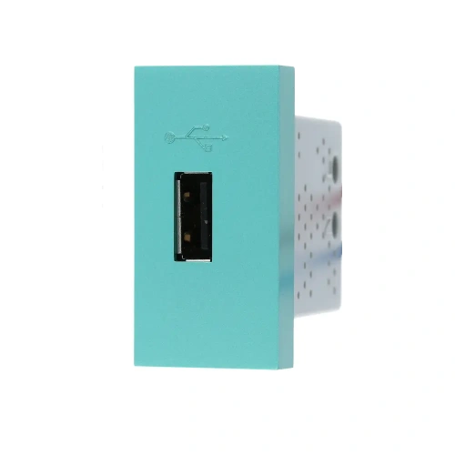 Moduł gniazda USB ładowarka zielony - WUSB-CHARGER-68 - LIVOLO